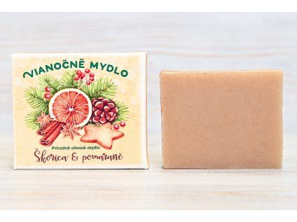 Vianocne mydl oskorica pomaranc 3k2